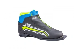 Trek Soul Comfort6 Black Ski Boots NN75 with Neon Lime Logo