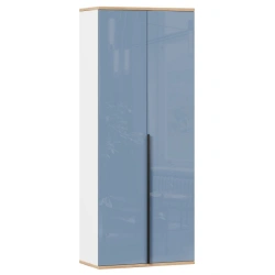Urban Two-Door Cabinet (White/Capri Blue) Model LD.528050.000 PV