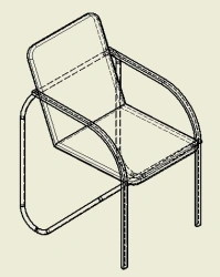 Office Chair with Metal Frame TV-MKOMK-1.15.01