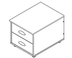 Mobile Cabinet for School and Office Supplies, Model TUV.04
