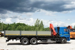 Hydraulic Loader Crane Truck KMA Based on KAMAZ 43118 Model 41K32N-U8