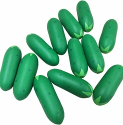 Wooden Cucumber Counting Material - 12 Pieces