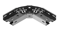 Horizontal Cable Tray with Adjustable Angle for THP Lighting, Model THP 000x45 HL