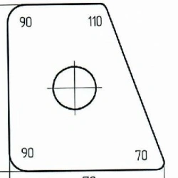 Angle Gauge Template for Stable Functional Osteosynthesis, Art. 322.035