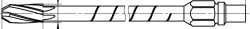 Flexible Reamers 6.0 to 22.0 mm with 0.5 mm Step, Article 511.XXX