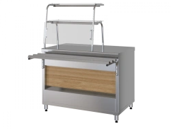 Neutral Display Counter with Shelf PNP11-01 (Decorative Front Panel)