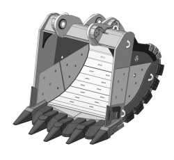 Heavy-Duty Rock Bucket RDX-123 24V 70SV2-TBC