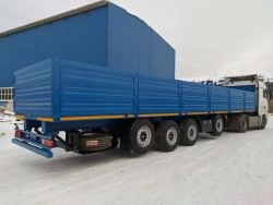 Four-Axle Semi-Trailer 94554 with Wheel Axles and Brakes