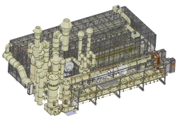 Mechanized Auto-Operator Three-Row Chemical Passivation Line for Corrosion-Resistant Steels and Etching