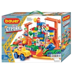 Bauer Construction Toy Set - 200 Pieces - Model 203
