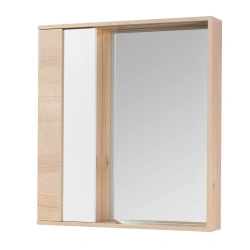 Aquaton Boston 75 Mirror Cabinet with Eureka Oak Finish 1A240302BN0101
