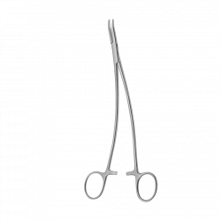 Curved Needle Holder for atraumatic needles, 205 mm - TD-05-110-20