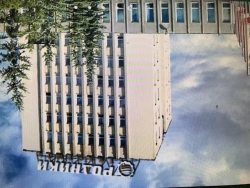 Cotton-Polyester Fabric for Workwear "Elda" S175-ЮД with Finishing WO, MO, MVO Bleached