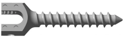 Pedicular Screw for Spinal Fixation, 5.5-6.5mm Diameter, 40-70mm Length