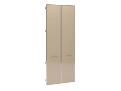 Large Tinted Glass Doors in Aluminum Frame, Art. JNS503