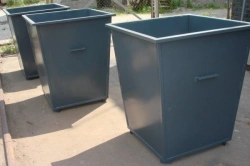Metal Waste Bin 750L for Household Waste