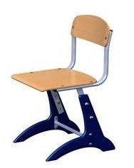 Adjustable Student Chair on Metal Frame, "Leader" Series, Growth Groups 2-4; 3-5; 4-6