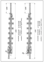 Rail with Spike Type R50 Model 1/5 (Project 1909.01.010/-01; -02; -03)