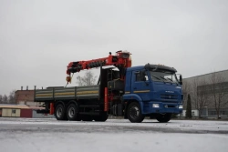 Hydraulic Crane Truck KMA on KAMAZ 65117 Base 64K12N-U8
