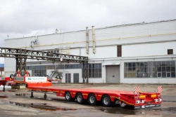 Specialized Flatbed Semi-Trailer Tverstroyma 993941 Modification 0021