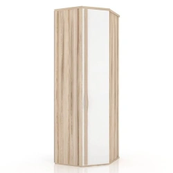 Marta LD 124.030.000 Corner Cabinet 45 (White/Desira Ash)