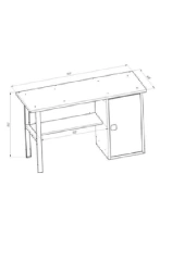Reliable Modular Workbench ITP-2-T-Pm-O