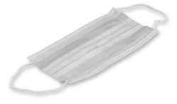 Medical Face Mask for Respiratory Protection "SORBOTEK" Disposable, Four-Layer, Size 165x85 mm