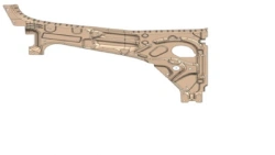 Stamped Steel Door Cross Panel for Cars A9607220205