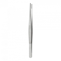 Anatomical Tweezers with Traumatic Cutting, Straight, 200mm - TP-03-249-20