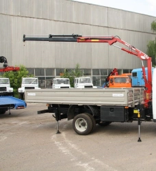 Transport Vehicle with Crane Model NR1033S, Modification 2784U3 on Ural 55571 Chassis