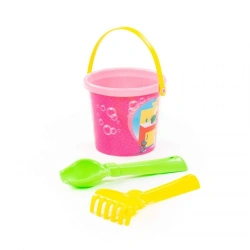 Small Bucket Set with Sticker, Scoop No. 2, Rake No. 2 - Set No. 219