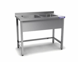 Stainless Steel Washing Sink for Food Industry - Custom Design Options