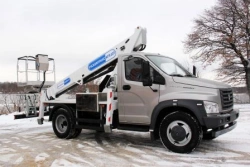 Hydraulic Aerial Work Platform AGP-22T GAZ-C41R13 22M 80/250/300KG 10.6/7.7/7.2M