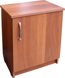 Brown MDF Bedside Table 380x460x670mm