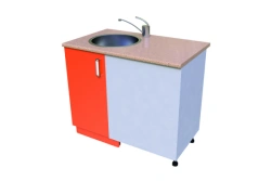 Kitchen Work Table with Sink KС-32 (Straight Sink 1000mm)