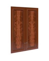 Large Wooden Doors Set 944x1250x20, 2 Doors, Model PVD-MW