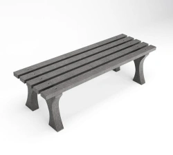 Stylish Anti-Vandal Eco-Bench Luna-1.6