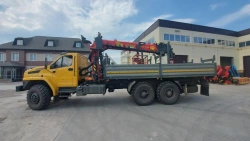 Multi-functional Truck with Hydraulic Crane KMA on Ural 4320/5557 U0К10N-4L080