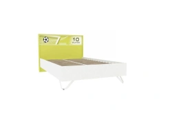 Modern Type 1 Bed 120x200cm Frame (White/Lime)