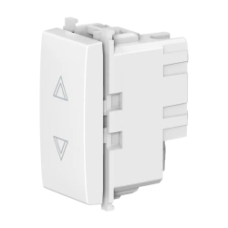 Caduceus Aling Experience Hidden Switch for Roller Shutters, 10A, 250V, White, Art. 72118.0