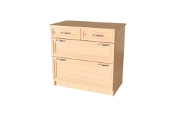 KM-10 Chest of Drawers with MDF Frame and HDF Inserts