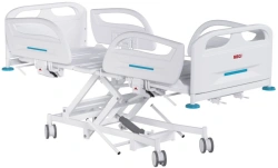 Functional Medical Bed with Hydraulic Height Adjustment and Plastic Backs MEGI Strong 3