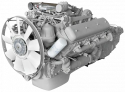 8-Cylinder Diesel Engine with V-Configuration YAMZ-6587