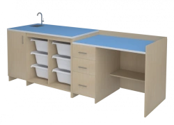 Demonstration Table with Plumbing AGAT 01.09.03