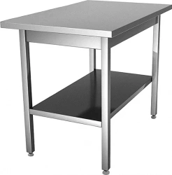 Heavy-Duty Square Tube Island Work Table SRO 18*6