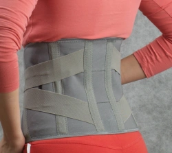 Semi-Rigid Support Corset for Spinal Stabilization