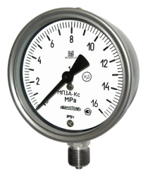 Corrosion-Resistant Pressure Gauges MP3A-Ks