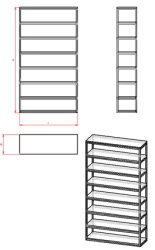 Metal Shelving Unit (CM Series)
