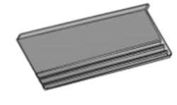 Left Rear Masking Panel S.21Р-11.20.513 for Trams