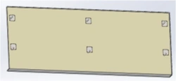 Upper Front Side Panel for Tram, Model S.31Р-10.30.070